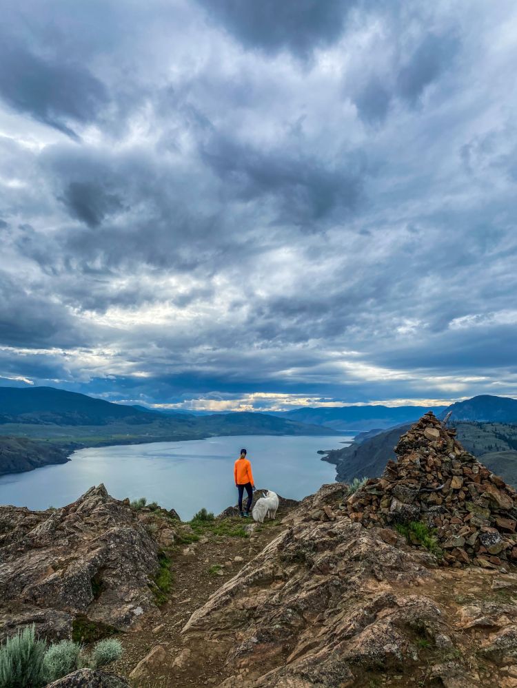 Battle Bluff Trail in Kamloops, British Columbia offers spectacular views and is one of the best day hikes in British Columbia