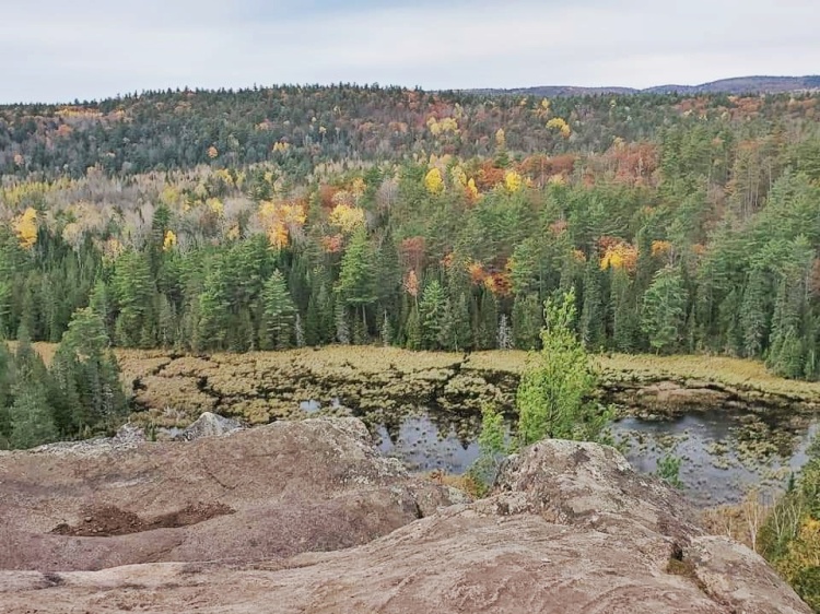 Eagle's Nest trail nestled in the Ottawa Valley near Calabogie, Ontario is one of the best trails in Canada to view the Fall foliage