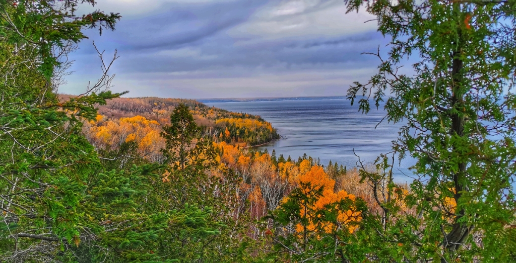 Lion's Head Provincial Park in the Bruce Peninsula offers some the the best hiking in Canada to view the vibrant Fall  colours.