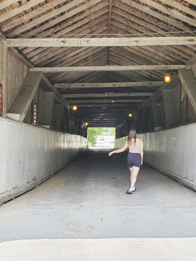 West Montrose Covered Bridge, also known as the Kissing Bridge, is one of the oldest covered bridges in Ontario