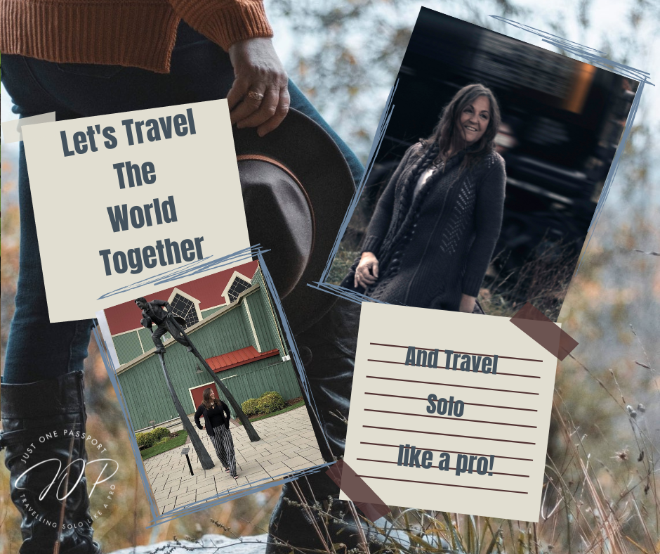Join Just One Passport, a female senior solo traveller, as she travels the world solo like a pro!